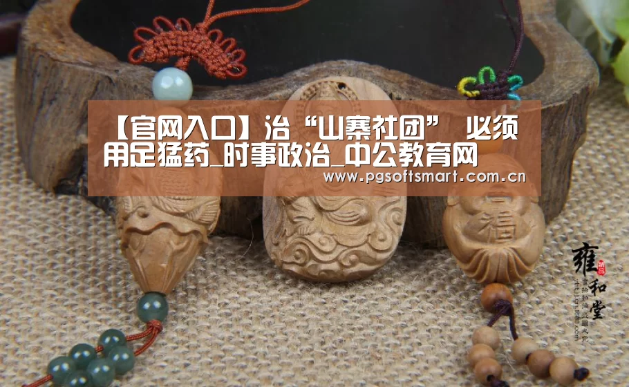 【官网入口】治“山寨社团” 必须用足猛药_时事政治_中公教育网(图3) APP下载